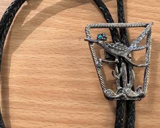 Roadrunner Bolo Tie
