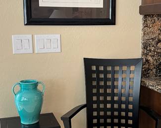 Black & White Art, Accent Table, Pottery, Dining Chair Pietro Costantini