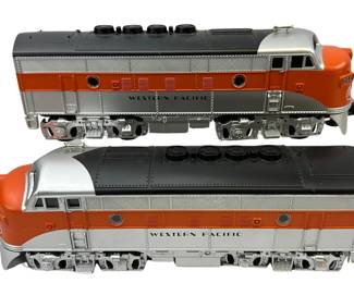 Rail King MTH Electric Trains: F-3 AA Diesel Set Western Pacific Proto Sound RK-2008LP
