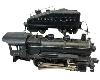 Lionel Locomotive Engine & Tender Switcher Type 0-4-0-Locomotive No. 1656