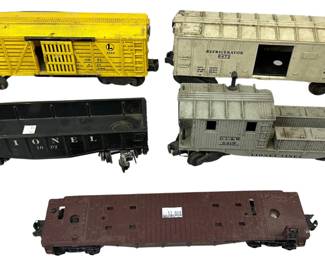 Cattle Car 6656 DL&W Work Caboose 6419 Milk 6472 Flat 16317 1002 Ore