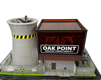 Menards Gold Line O Scale Building: Oak Point Nuclear Power Facility New