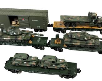 Camo Menards Model Train Cars US Army Tanks Truck Ammo 59271 75759 55701 3108