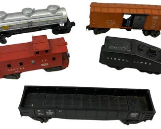 Lionel 6315 Chemical Tank Sunoco + 1615T Tender + 6257 Caboose +6462 Gondola +3464 NYC Original Box