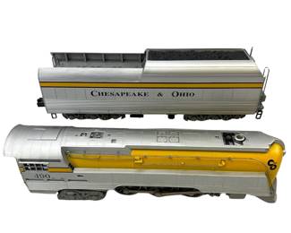 Lionel C&O Streamline Hudson Locomotive & Tender Trainmaster Command New in Box 6-18043