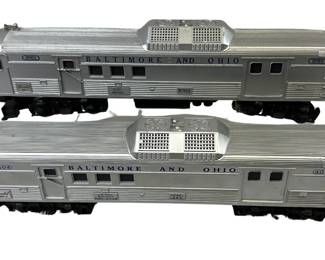 Lionel Passenger Cars Baltimore & Ohio 404 US Mail & 8765 Silver