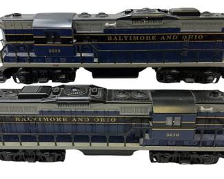 Williams Diesel Engines Baltimore & Ohio Black Blue 5616 5620