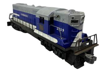 Lionel Wabash GP-7 No. 2339 Diesel Engine Blue Silver 1957