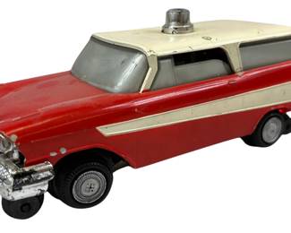 Lionel No 68 Executive Inspection Car 1958 DeSoto Station Wagon Red White Fins