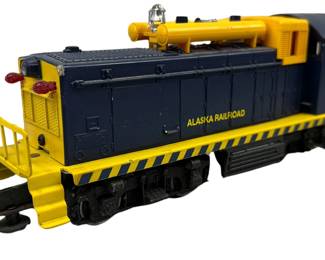 Lionel Diesel Engine & Dummy 8010-11 8154 Alaska Railroad Blue Yellow