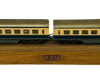 Jagerndorfer 75020 Railcar Blauer Blitz OBB Scale Reynaulds Euro-Imports Mounted on Wood Base SGP