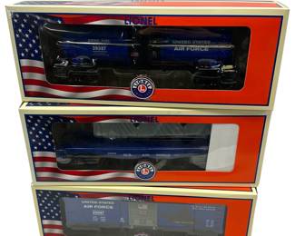 United States Air Force USAF Set of 3 29997 39394 39387 Tanker Flatcar Boxcar New in Box