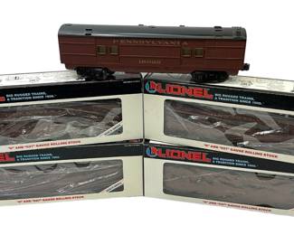 Lionel Pennsylvania Passenger Set 6-16000 Dome care, 6-16001 Passenger Car, 6-16003 Observation Car,