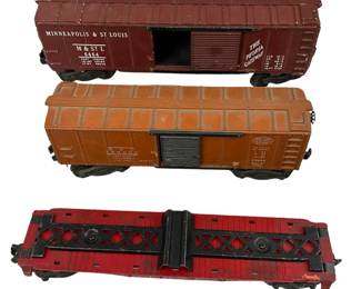 3 Lionel Train Cars 6464 X3464 6430 Flat