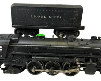 Lionel Locomotive 4-6-4 Engine 1666 & Tender 1654W Whistle 1946 O27 Pre Post War in Original Boxes