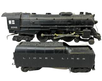 Lionel Locomotive 4-8-4 Engine & Tender 2046 Lionel Lines