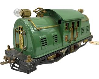 Lionel 10E Super Motor Green Pressed Metal Brass 0-4-0 Pre-War Standard Gauge