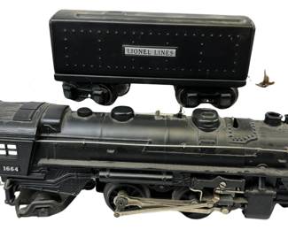Lionel 1664 2-4-2 Locomotive Engine & 1689W Tender