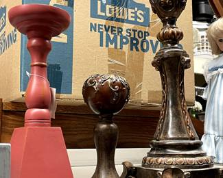 Ornate candle holders