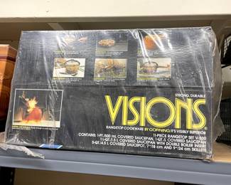 Visions cookware set still in mfg. pkg.