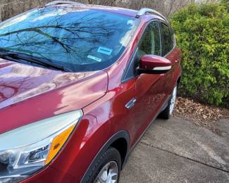 2015 Ford Escape Titanium Sport Utility 4D 4x4 Red with approx. 101,876 mi.  VIN 1FMCU9J92FUC40876 will sell by noon on Saturday to Highest and Best Offer. Offers begin at $8,200 with $200 minimum increments taking offers until noon on Saturday call for details Call, Text or email for Details