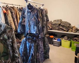 Wide variety of hunting gear