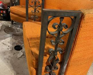 Vintage wrought-iron chairs