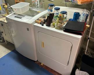 LG washing machine and Roper dryer