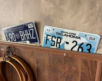 Collectible License Plates