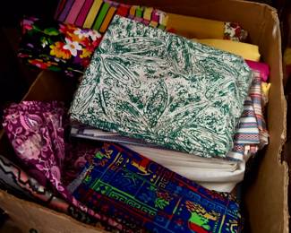 Loads of fabric and notions!