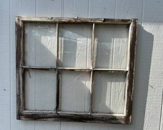 Rustic Window Frame- Repurpose!