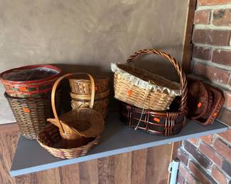 Baskets of all shapes and sizes at this location!