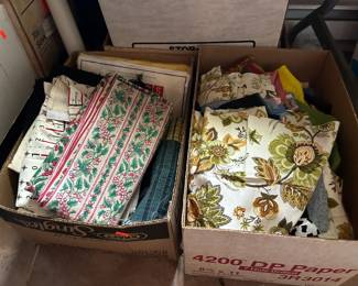 Loads of fabric and notions!