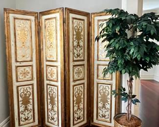 Gold Leaf  French Style  Screen 