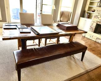 Kitchen Table Made from reclaimed wood
