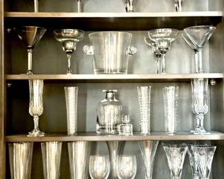 Variety of Glass and Crystal