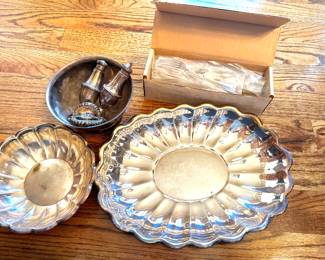 Sterling and Silver plate pieces