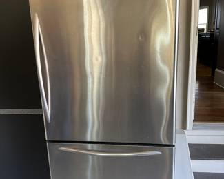 KitchenAid stainless steel Refrigerator with freezer bottom drawer