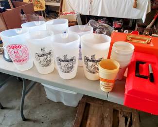 Wurstfest items, other New Braunfels history pieces throughout the home.