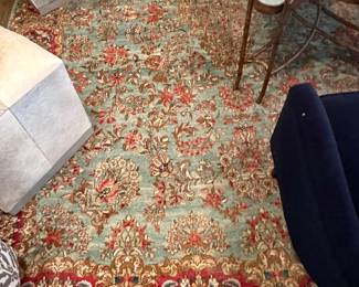 Jewel Toned Hand Woven Rug