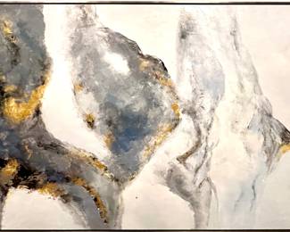 Large Abstract Painting, Signed...Unknown Artist
