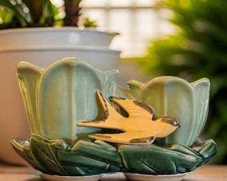 Vintage McCoy Double Planter