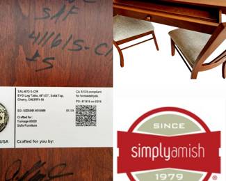 Amish table and chairs $895 or bid #5