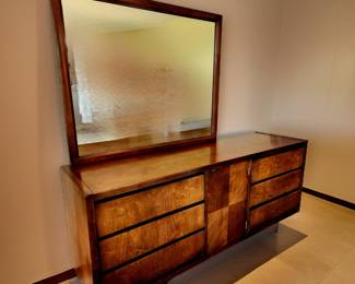 LANE Mirrored Dresser $285 or bid #86