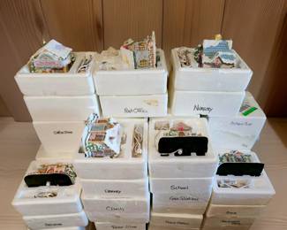 33pc Hawthore Village (Precious Moments) $249 or bid #64