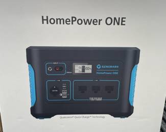 Generak Home Power 110v/1000W Generator with (2) Solar power charging panels. Never been used!