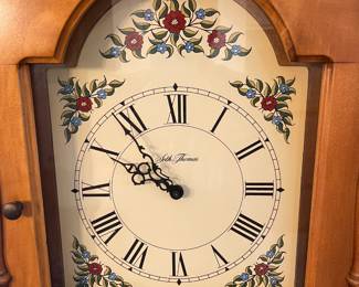Seth Thomas Grandfather/mother Clock. Model 4399-001-4     Heirloom series made in Thomaston, Conn.  1977.    15.25"w 8.75"d 75.25"t      $300.00