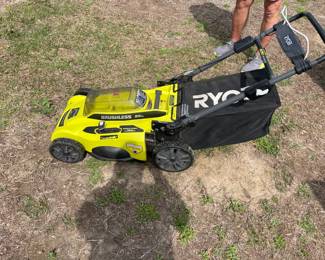 Ryobi 40 v Lithium battery Lawn Mower. 