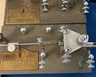 Vibroplex telegraph/Morse code instruments. $500.00 both or $250.00 each