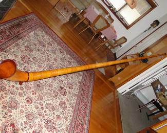Rocky Mountain Alphorn 10 feet long Custom Made comes with a case, comes apart in three pieces